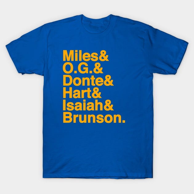 New York Basketball T-Shirt by huckblade